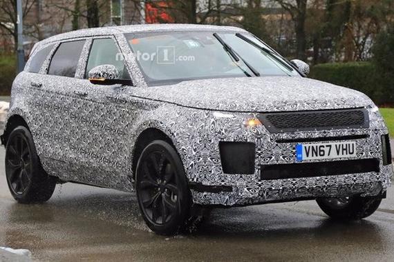 2019款揽胜极光谍照曝光 明年年底亮相