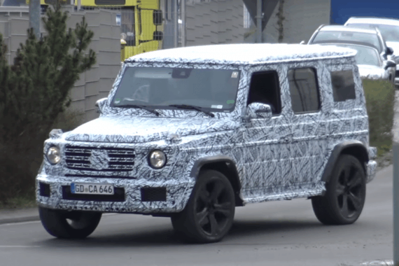 曝全新奔驰G级谍照 将亮相2018底特律车展