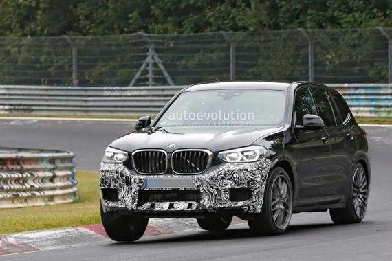 或与M3共享动力总成 全新宝马X3 M谍照