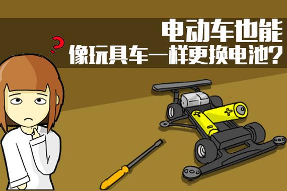 【大白话】电动车也能像玩具车一样更换电池？