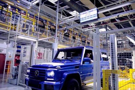 视频：梅赛德斯奔驰大G工厂原来长酱紫！