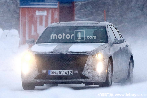 2019款凯迪拉克CT6路试谍照曝光或将于2月亮相
