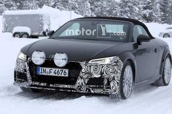 奥迪全新TT Roadster谍照曝光 沿用现款动力/外观小幅调整