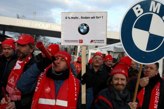 德国汽车及相关行业罢工已达成协定、结束罢工