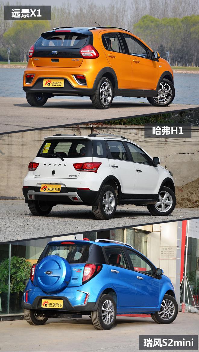 超低价位也能买SUV？三款热门小型SUV对比