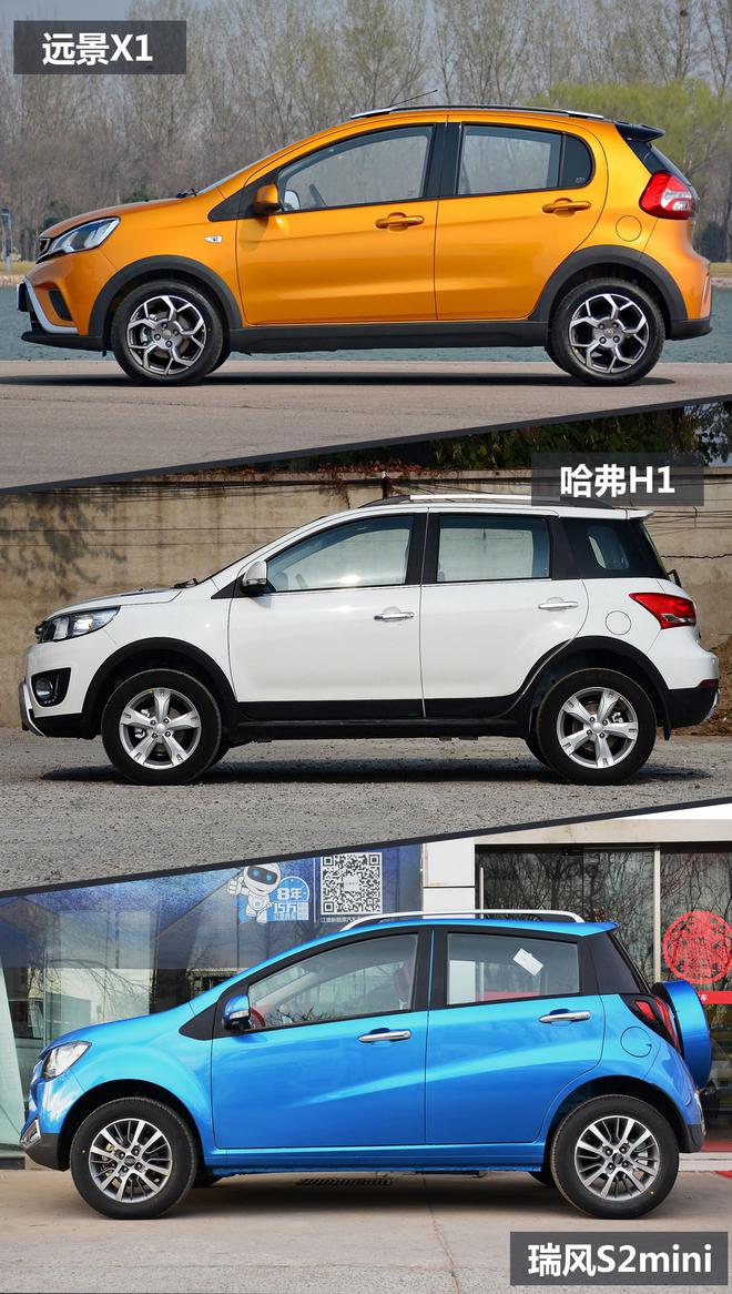超低价位也能买SUV?三款热门小型SUV对比