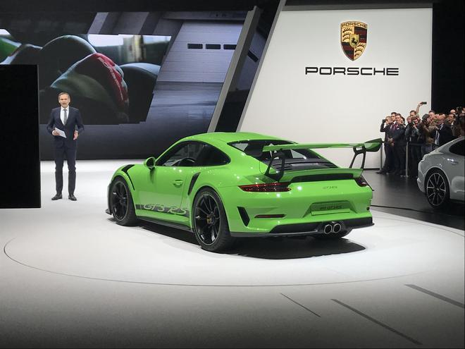 2018日内瓦车展:保时捷新款911 GT3 RS亮相