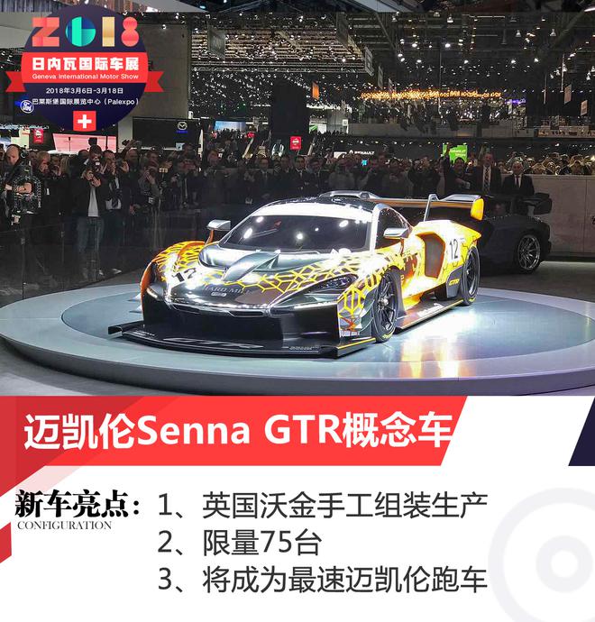 2018日内瓦车展:迈凯伦Senna GTR概念车