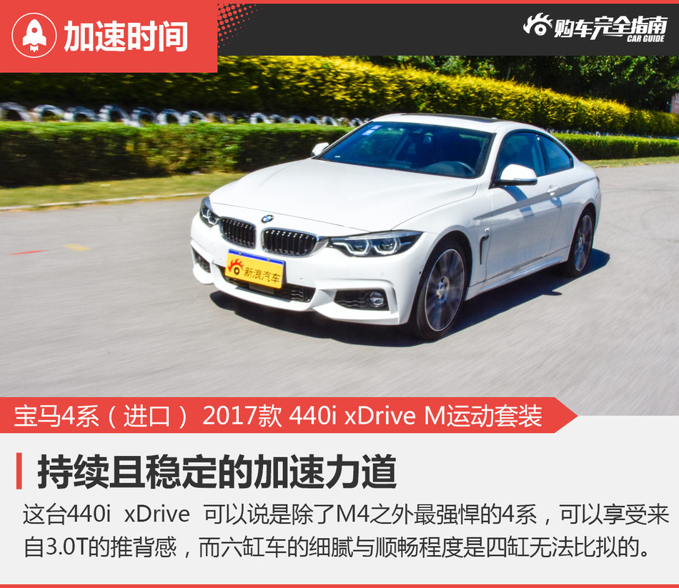 宝马4系（进口） 2017款 440i xDrive M运动套装