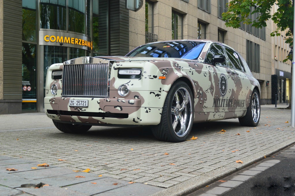 迷彩劳斯莱斯Rolls-Royce Phantom