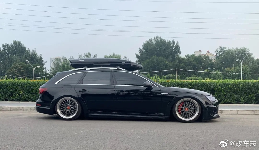 顾家奶爸打造的黑武士旅行车,奥迪A4 Allroad驾到