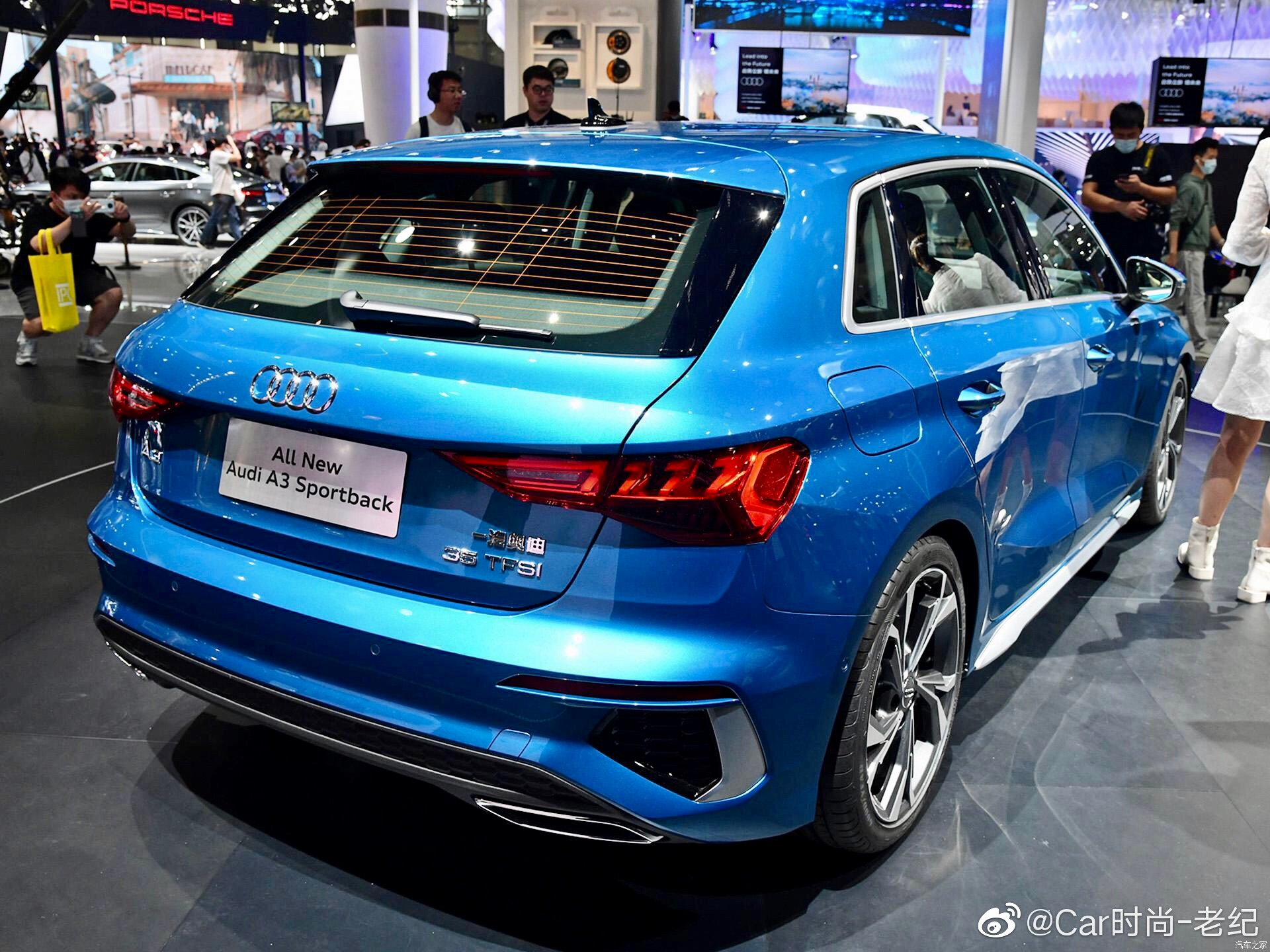 全新一代奥迪A3 Sportback，两厢版与海外保持一致造型