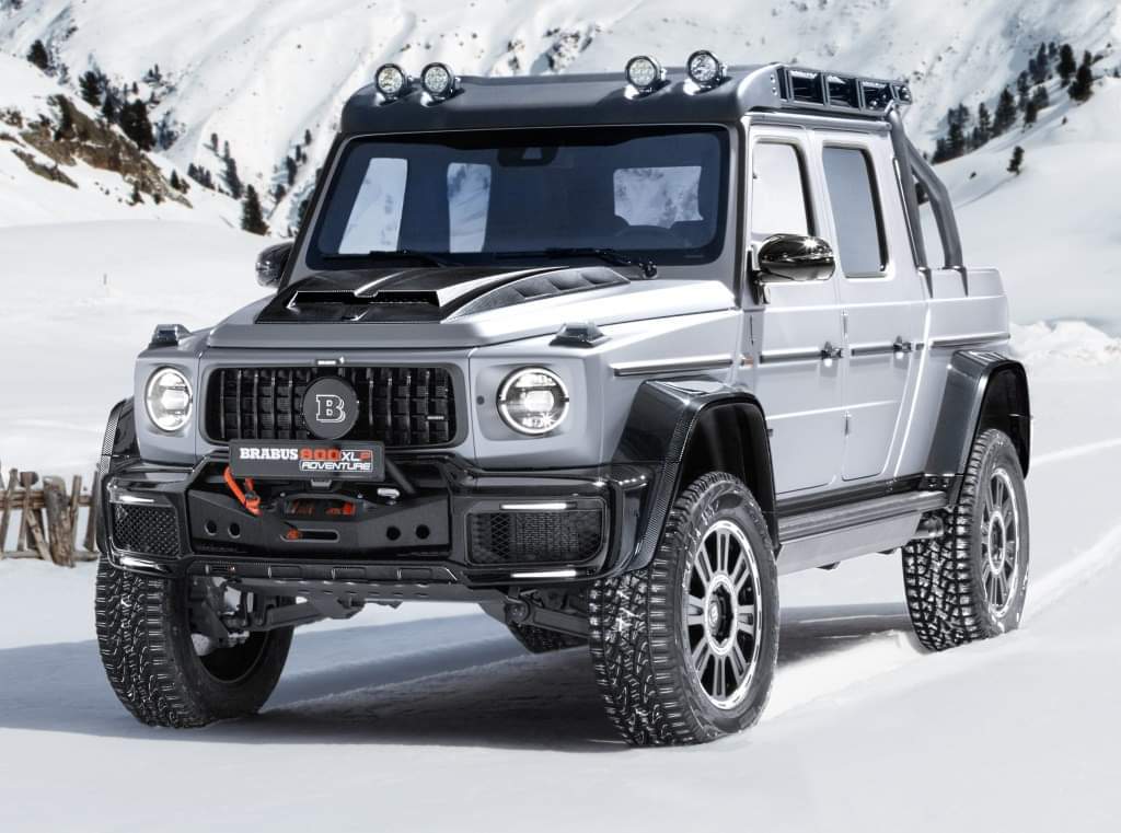 汽车资讯: 巴博斯改的奔驰G级,改的太强大了,你细品一下