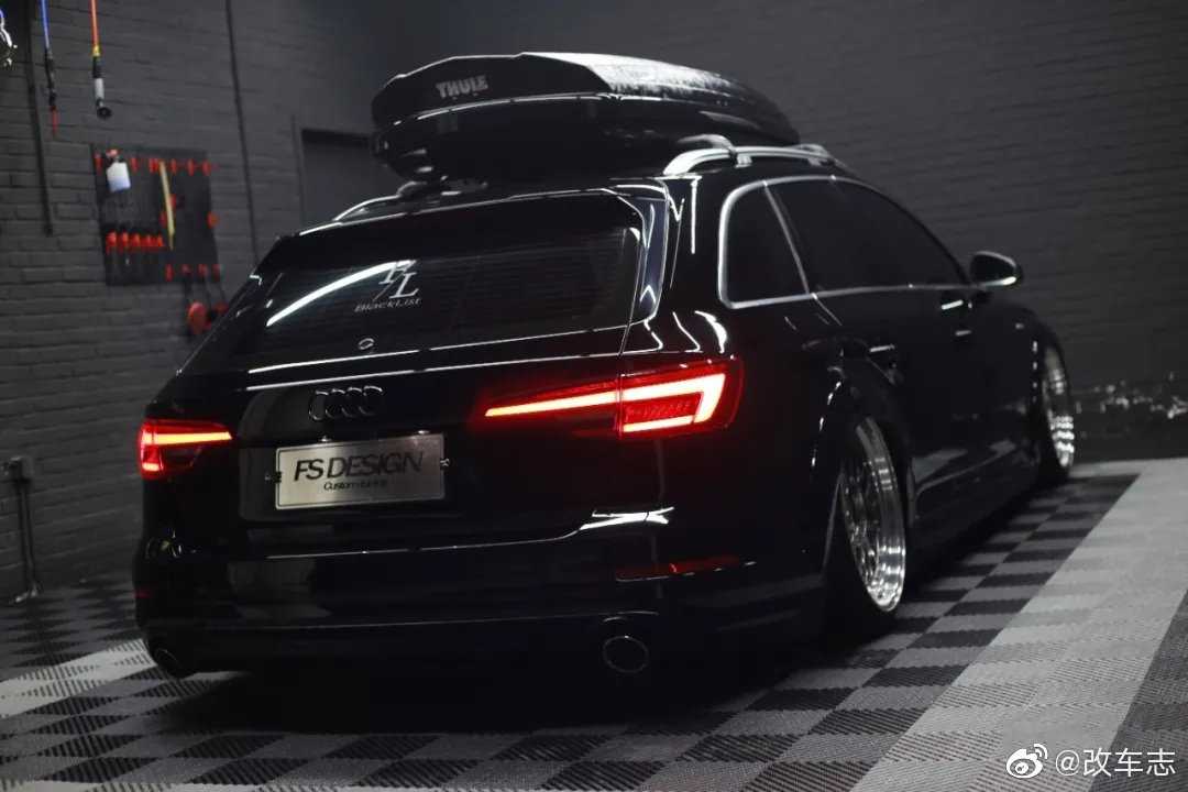 顾家奶爸打造的黑武士旅行车,奥迪A4 Allroad驾到