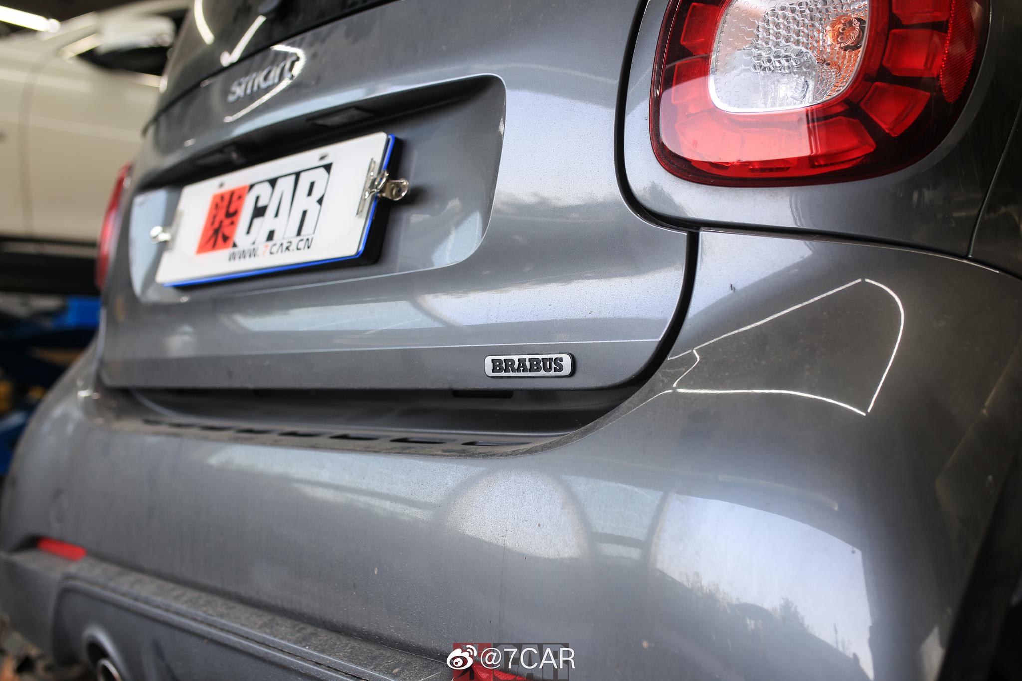 SMART 升级德国bilstein b14避震器 Brabus 排气后唇