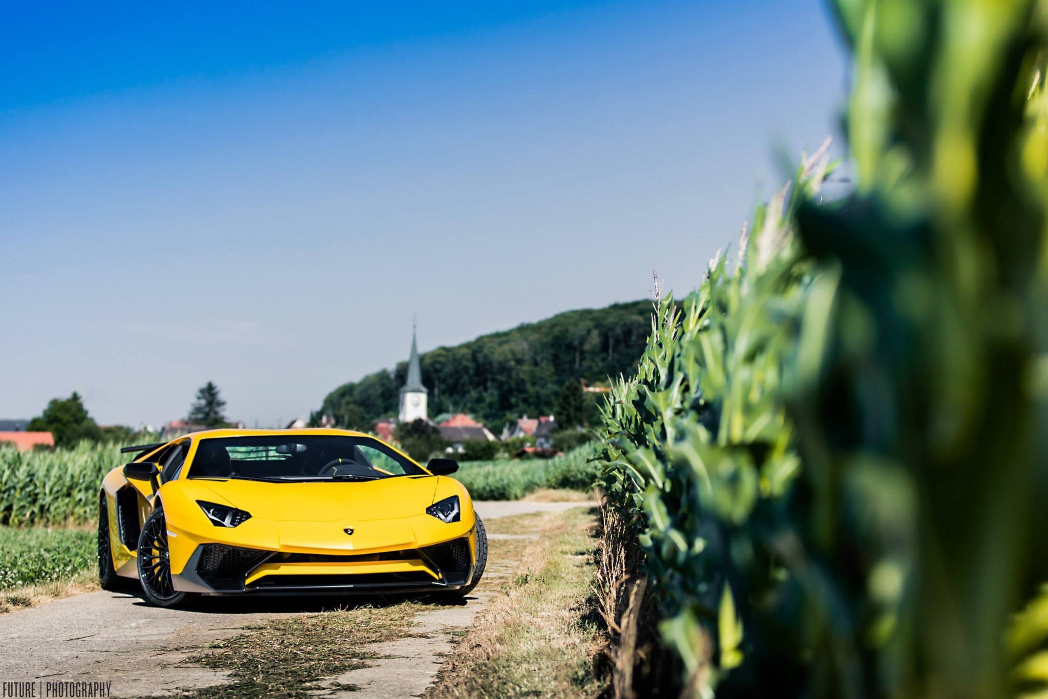 适合春游的兰博基尼Lamborghini Aventador LP 750-4 SV