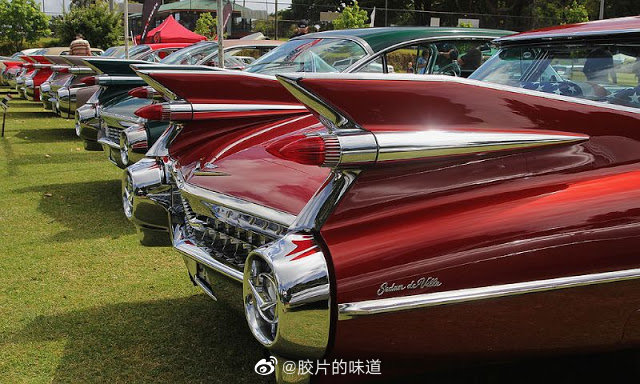 1959 年的凯迪拉克 DeVilles 系列汽车。