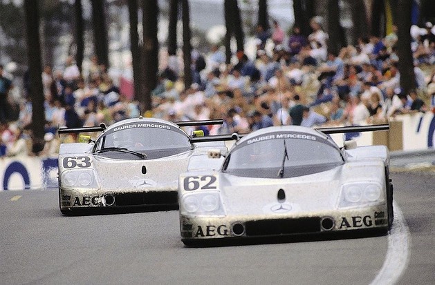 1987-1990 Sauber C9 搭载奔驰M1190 5.0 V8