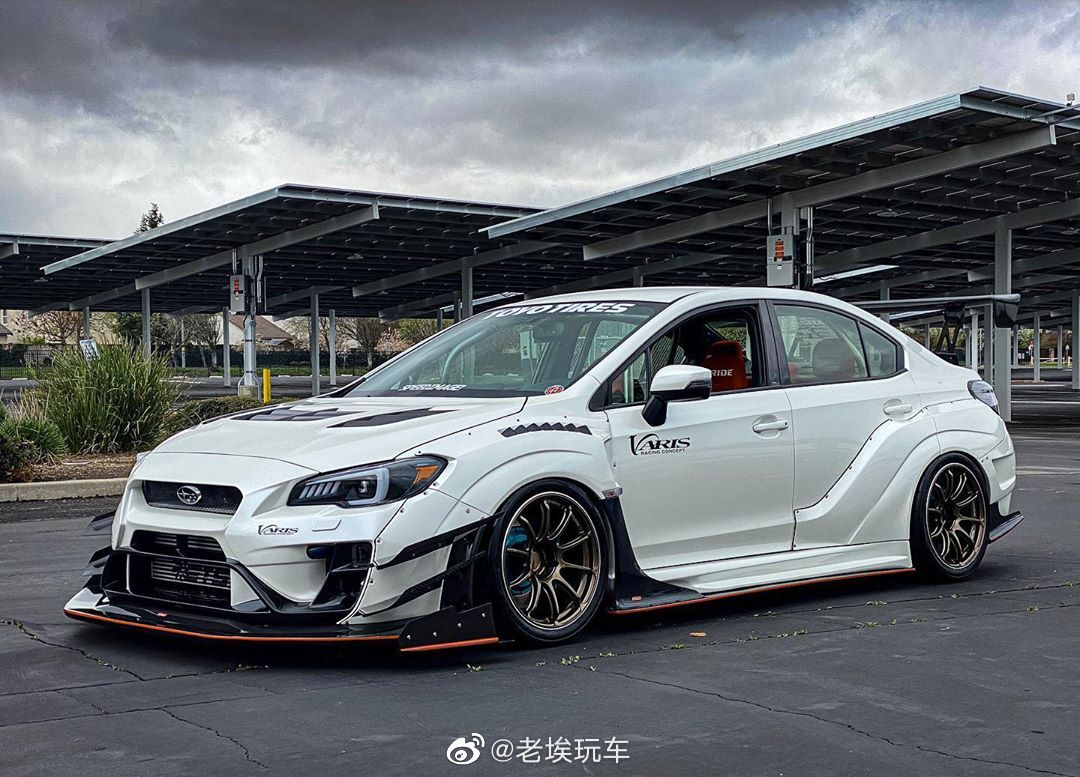 WRX STI：战意十足的配色!