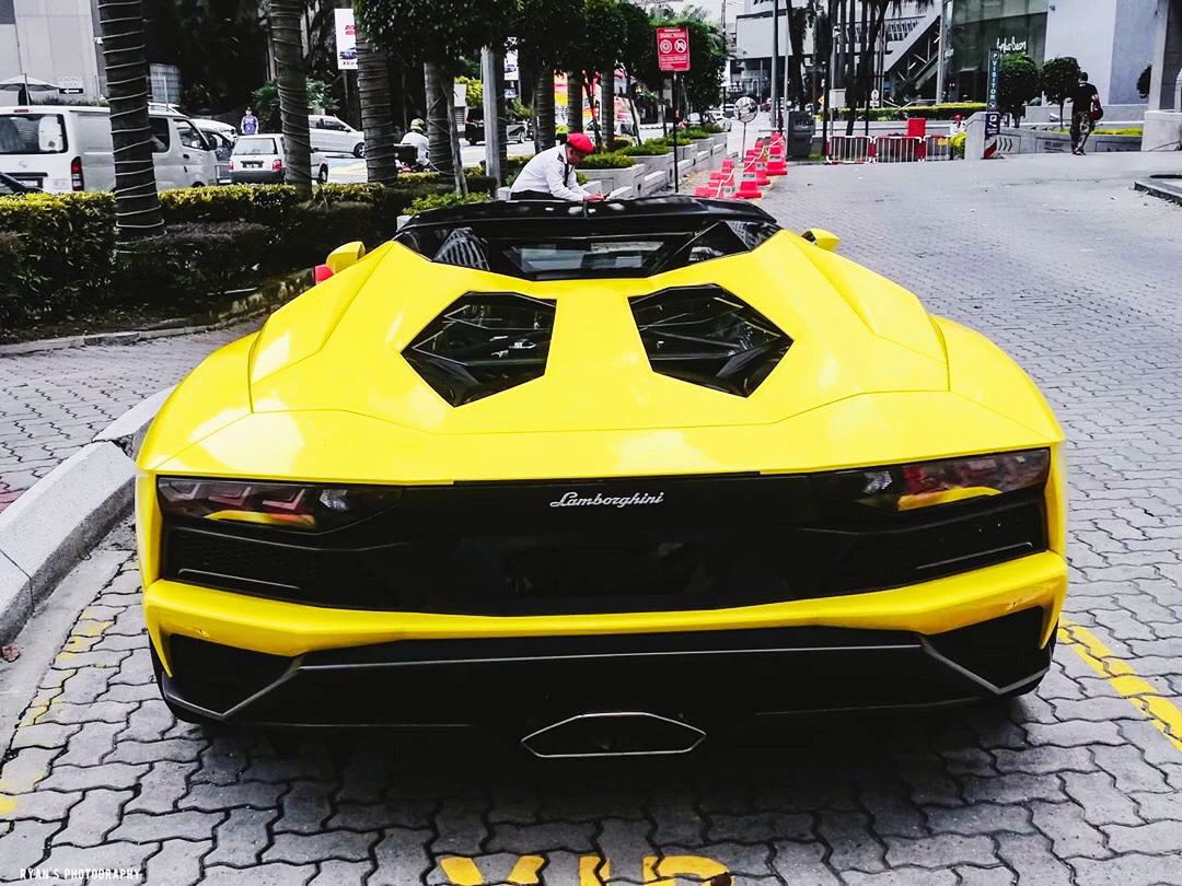 低矮的车身 太拉风啦 Lamborghini Aventador S Roadster