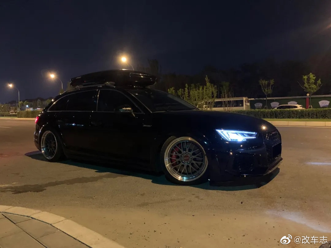 顾家奶爸打造的黑武士旅行车,奥迪A4 Allroad驾到