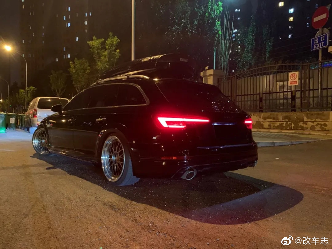顾家奶爸打造的黑武士旅行车,奥迪A4 Allroad驾到