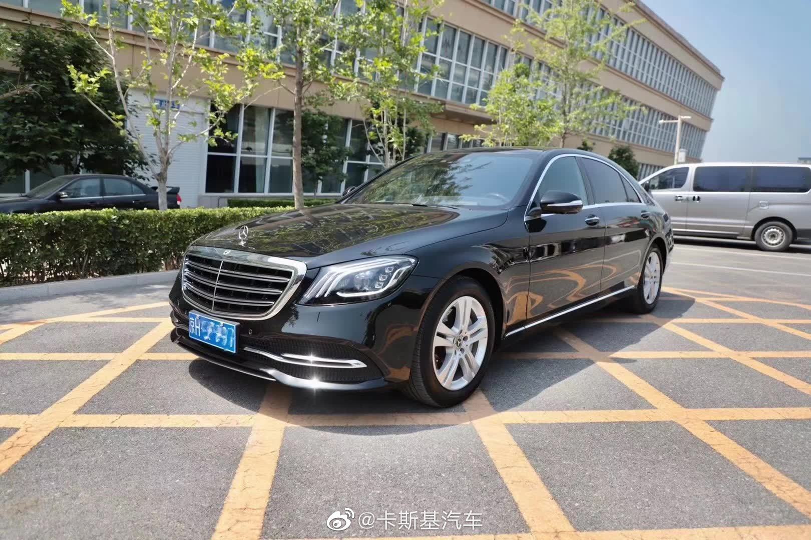 奔驰s300l图片,奔驰s300l内饰 18年奔驰s350l最顶配抬显后娱通风柏林之声三万多公里原漆