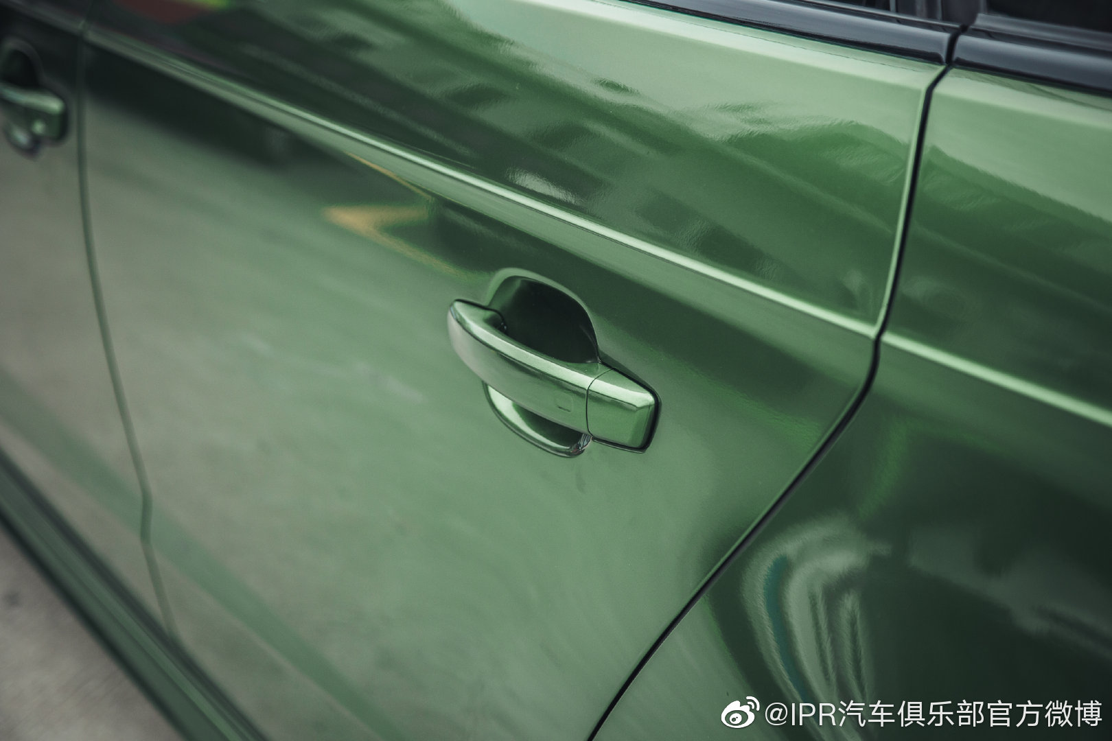 奥迪A3 纳多灰贴膜 你期许的那一抹绿