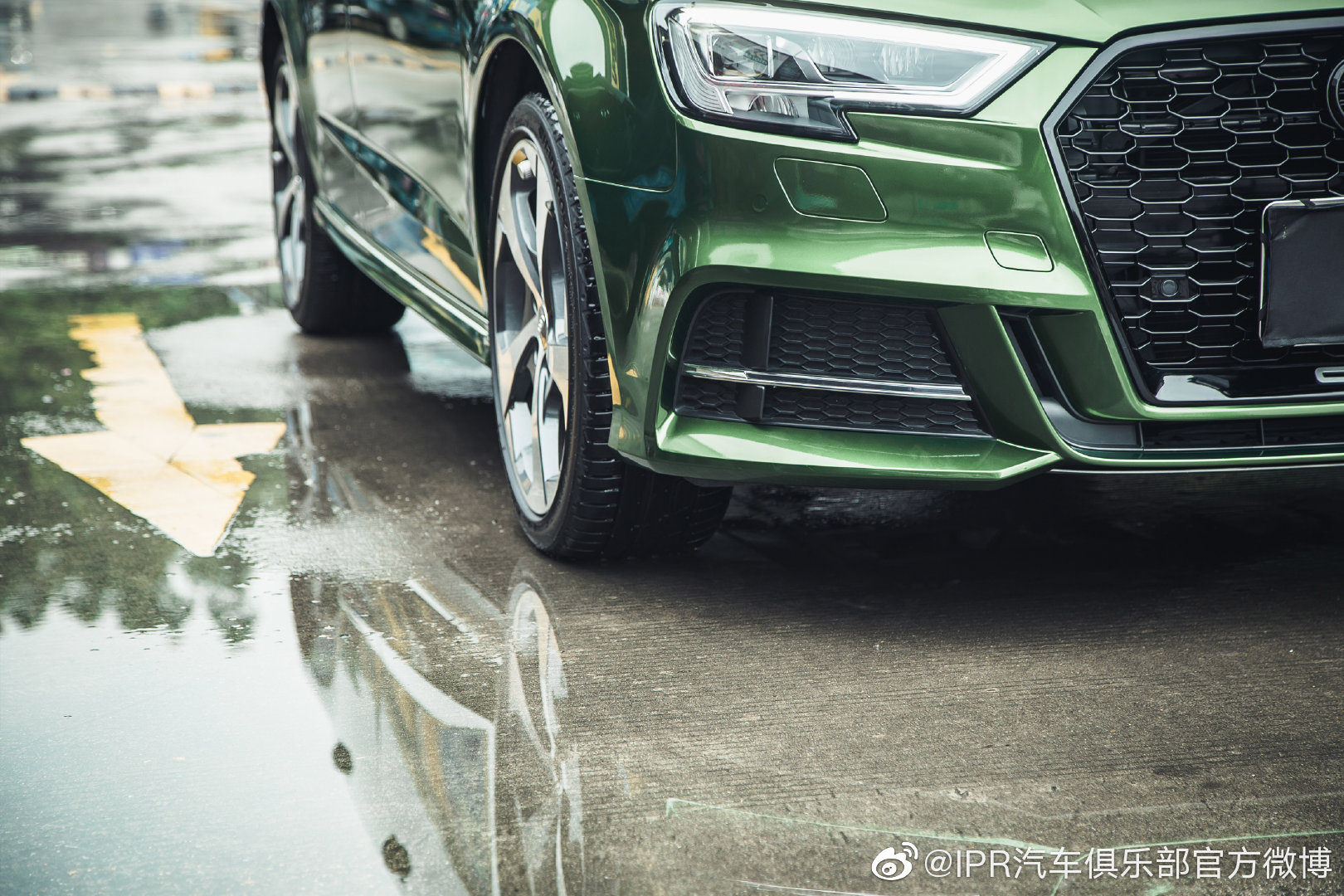 奥迪A3 纳多灰贴膜 你期许的那一抹绿