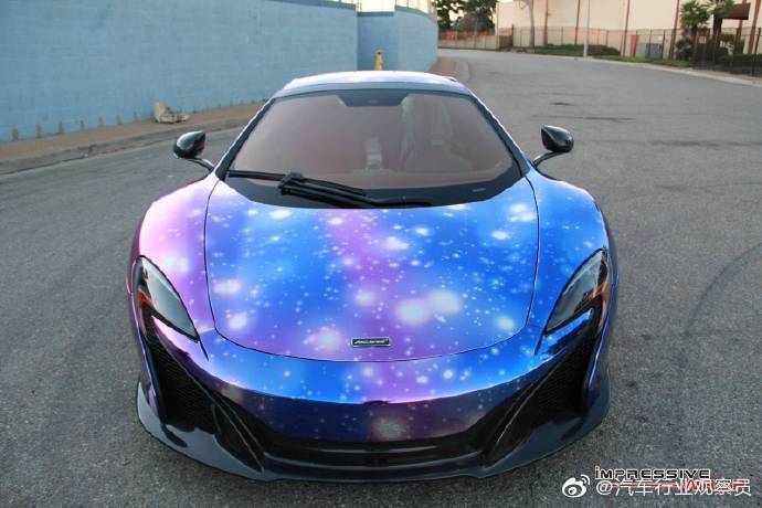 汽车美图赏析：星空版迈凯伦 650S Spider