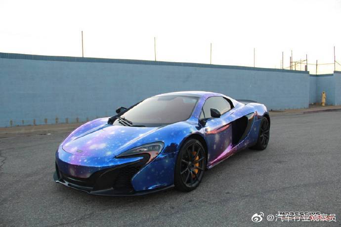 汽车美图赏析：星空版迈凯伦 650S Spider