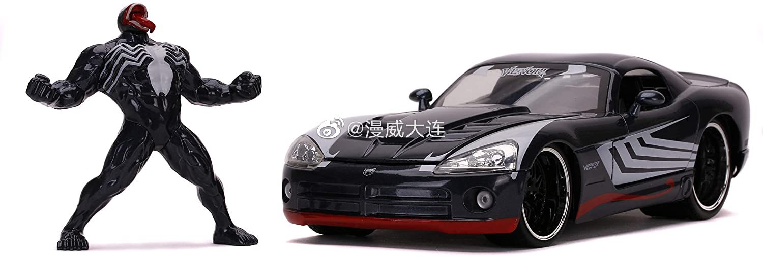 Marvel Venom & Dodge Viper,最新款毒液&道奇毒蛇车模