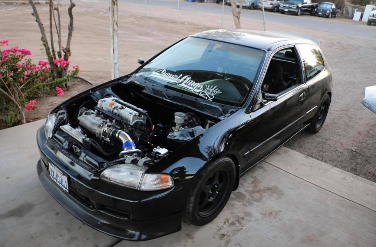 汽车美图赏析:K机器加持 x 本田思域 EG