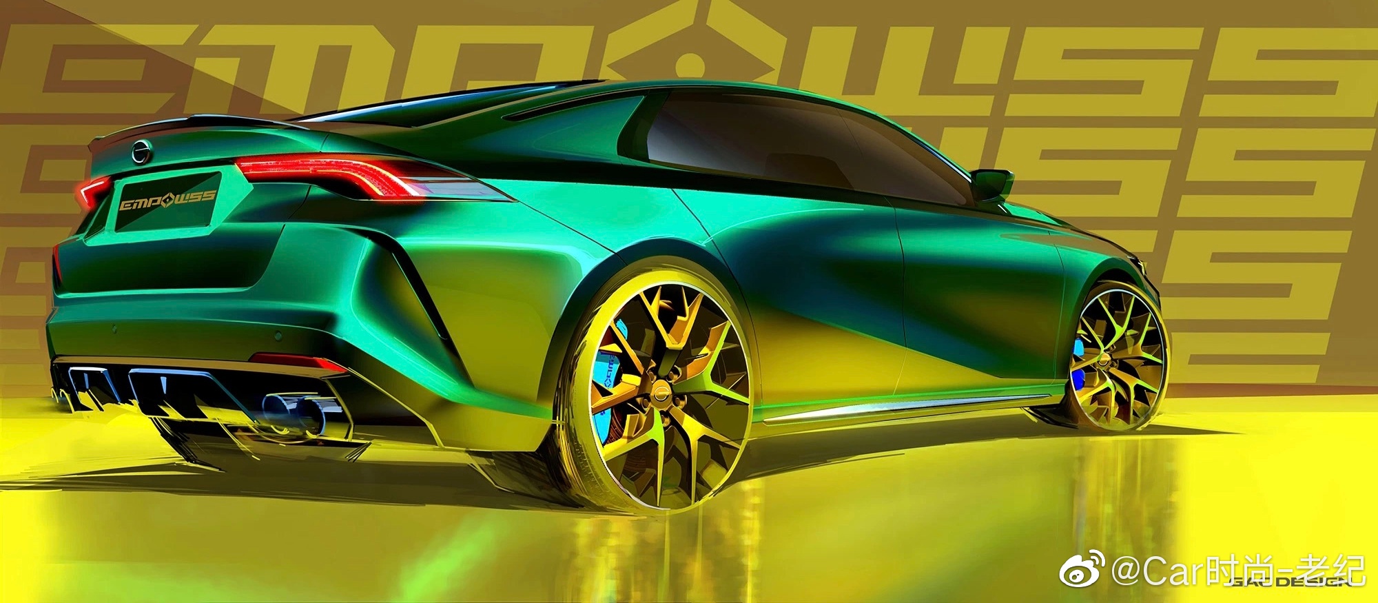 大溜背设计,广汽传祺EMPOW55,要玩性能车