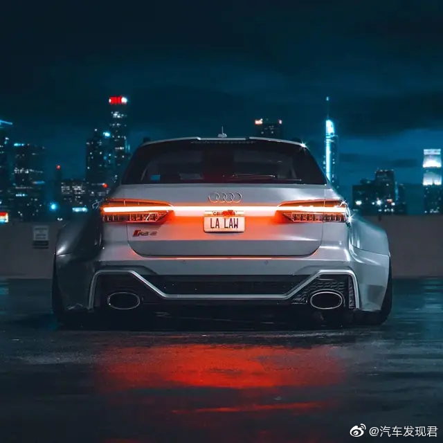 汽车美图大赏:宽体奥迪rs6大片,太夸张了