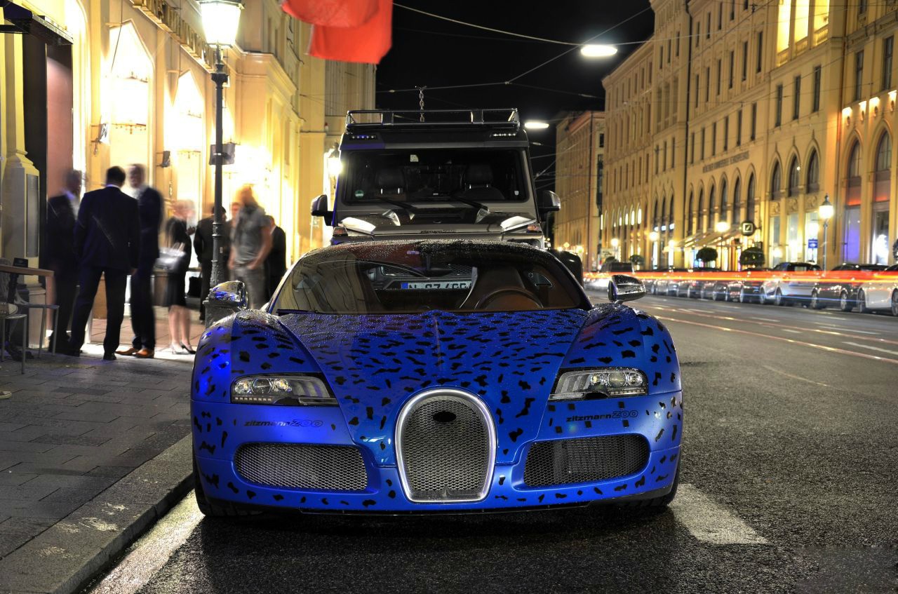 布加迪Veyron 16.4 Grand Sport，这外装真欣赏不了！