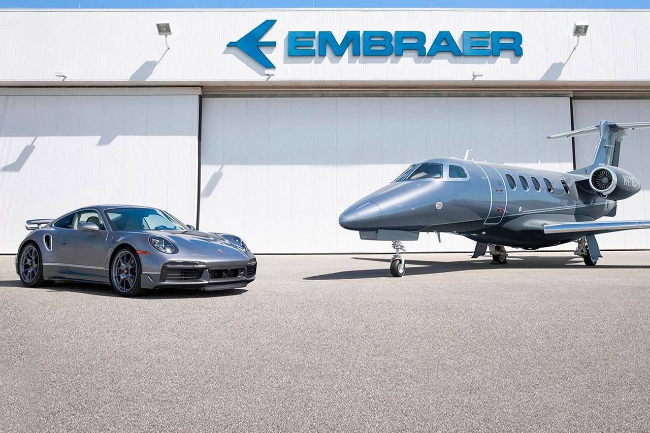 超跑+私人飞机，Porsche x Embraer发布“Duet”合作套装