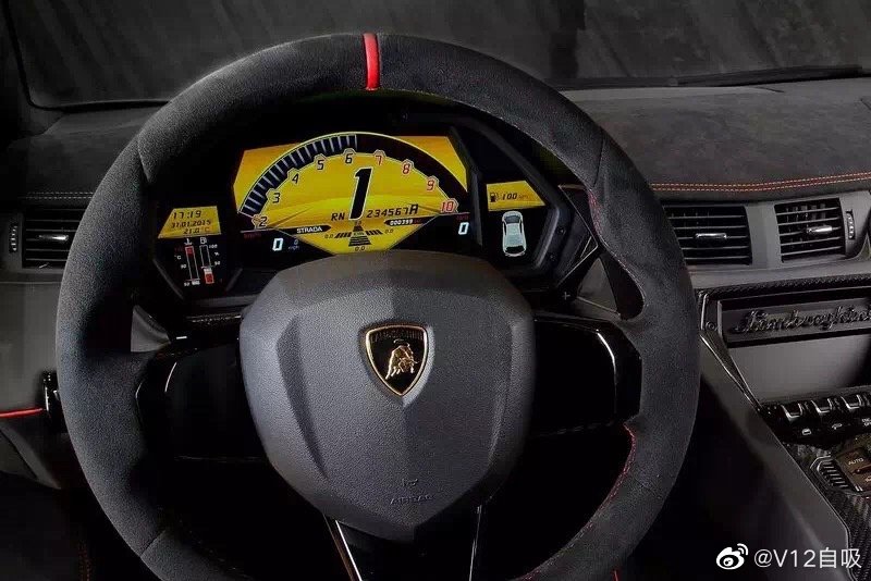 一张图了解兰博基尼Aventador SV