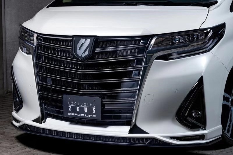 丰田埃尔法MZSPEED 小包围 中网 尾翼 排气 套件