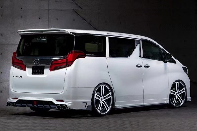 丰田埃尔法MZSPEED 小包围 中网 尾翼 排气 套件