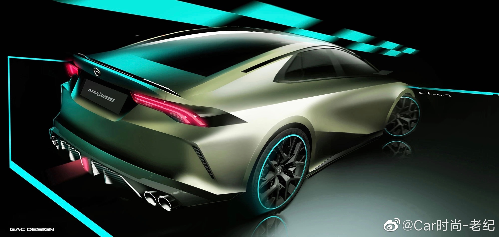 大溜背设计,广汽传祺EMPOW55,要玩性能车