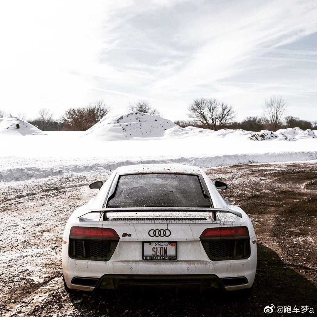 汽车美图大赏：玩雪的季节，Audi R8