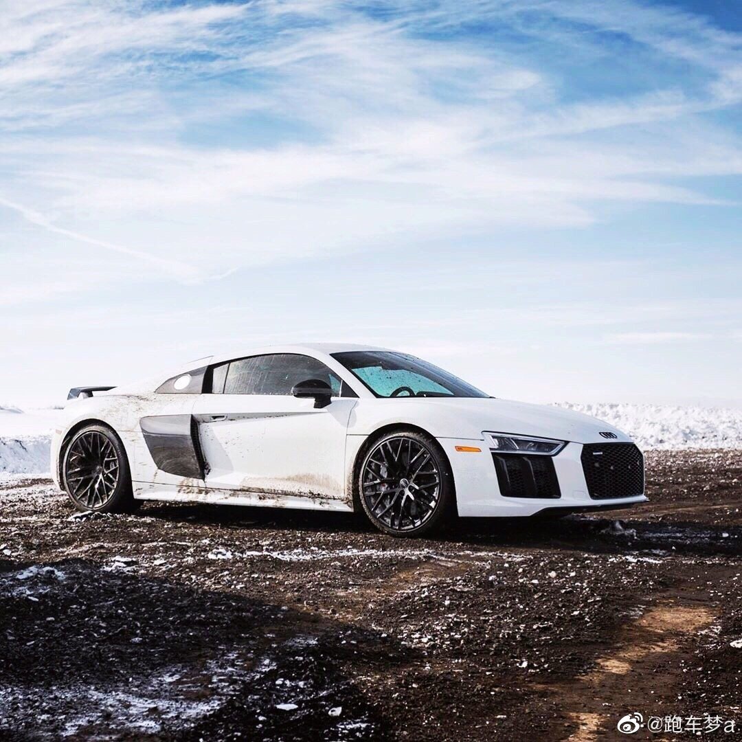 汽车美图大赏：玩雪的季节，Audi R8