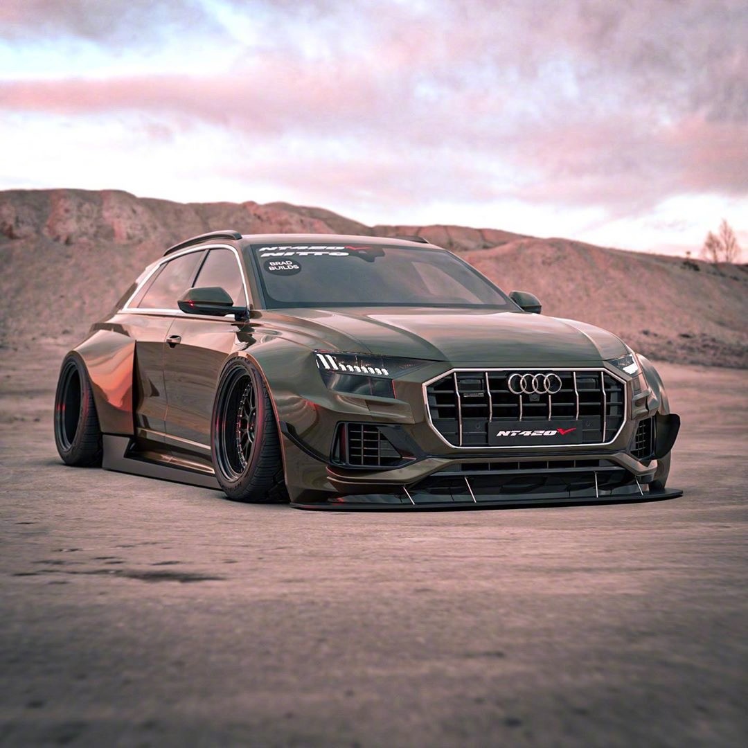 两台不务正业的SUV!明显奥迪Q8更帅啊!