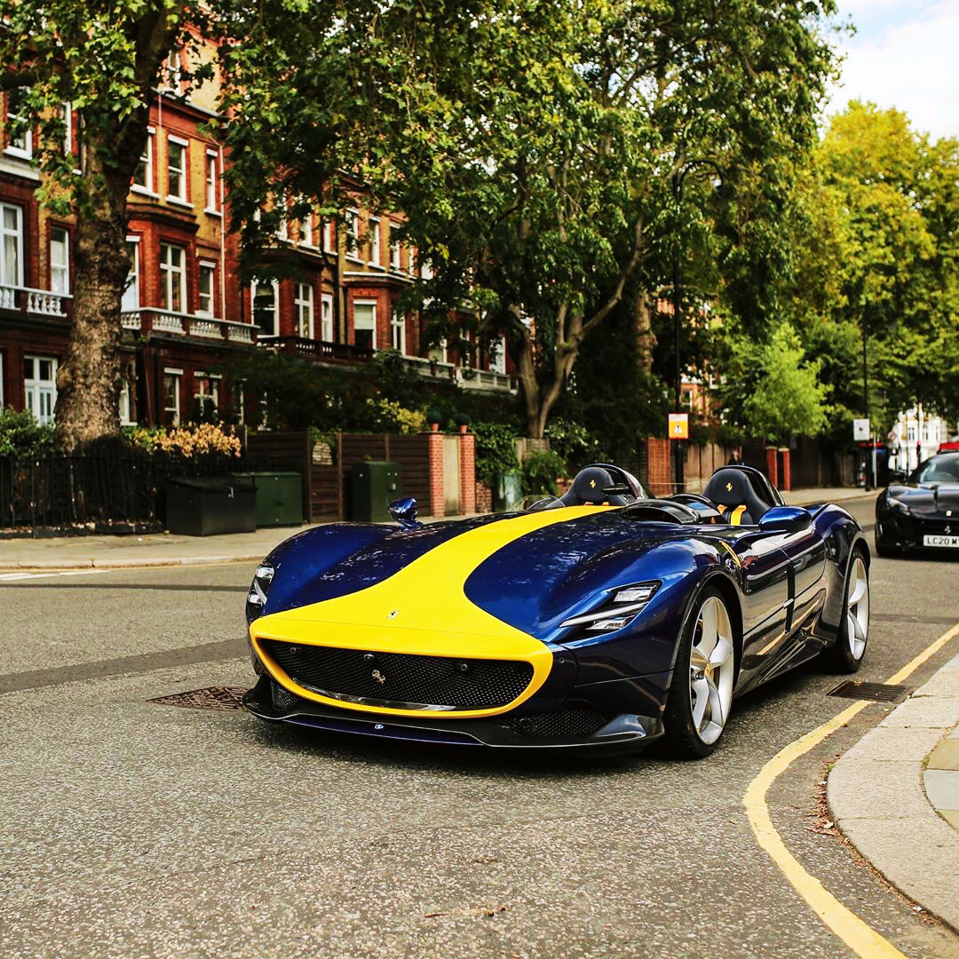 好看的汽车图片：早，Ferrari Monza SP2