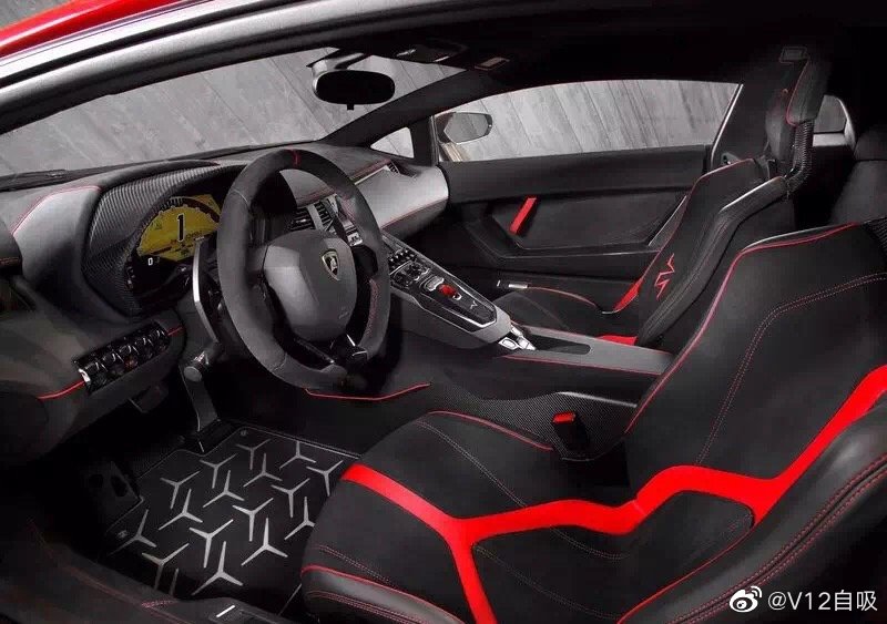 一张图了解兰博基尼Aventador SV