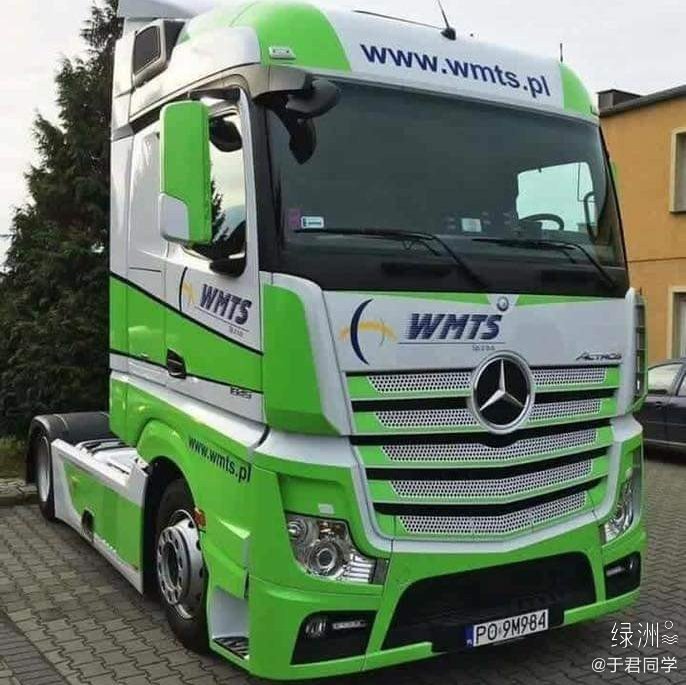高清汽车美图:一组非常有范的奔驰大卡车