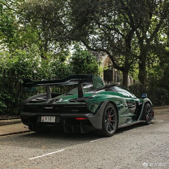 夏天和绿色的McLaren Senna 最配