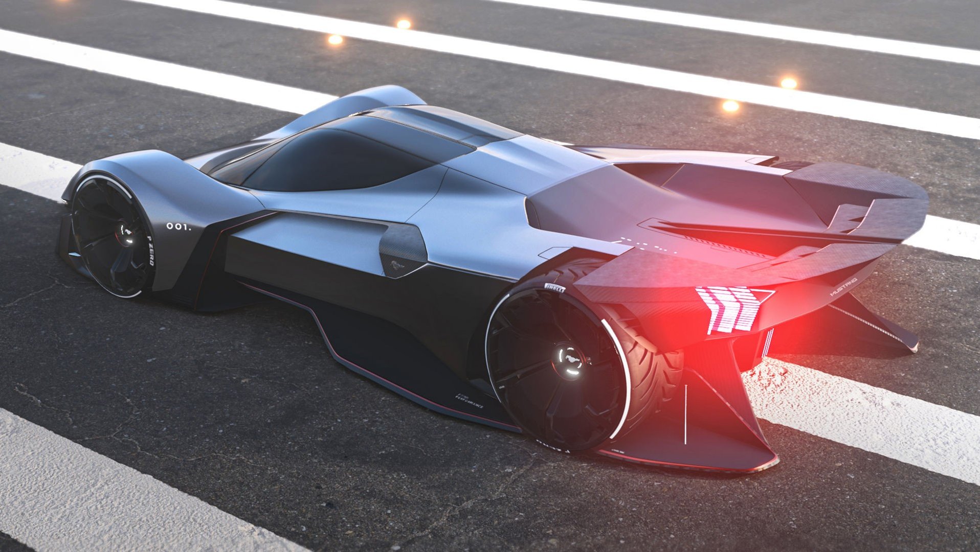 福特赞助的一个项目向我们展示了未来的野马超级跑车