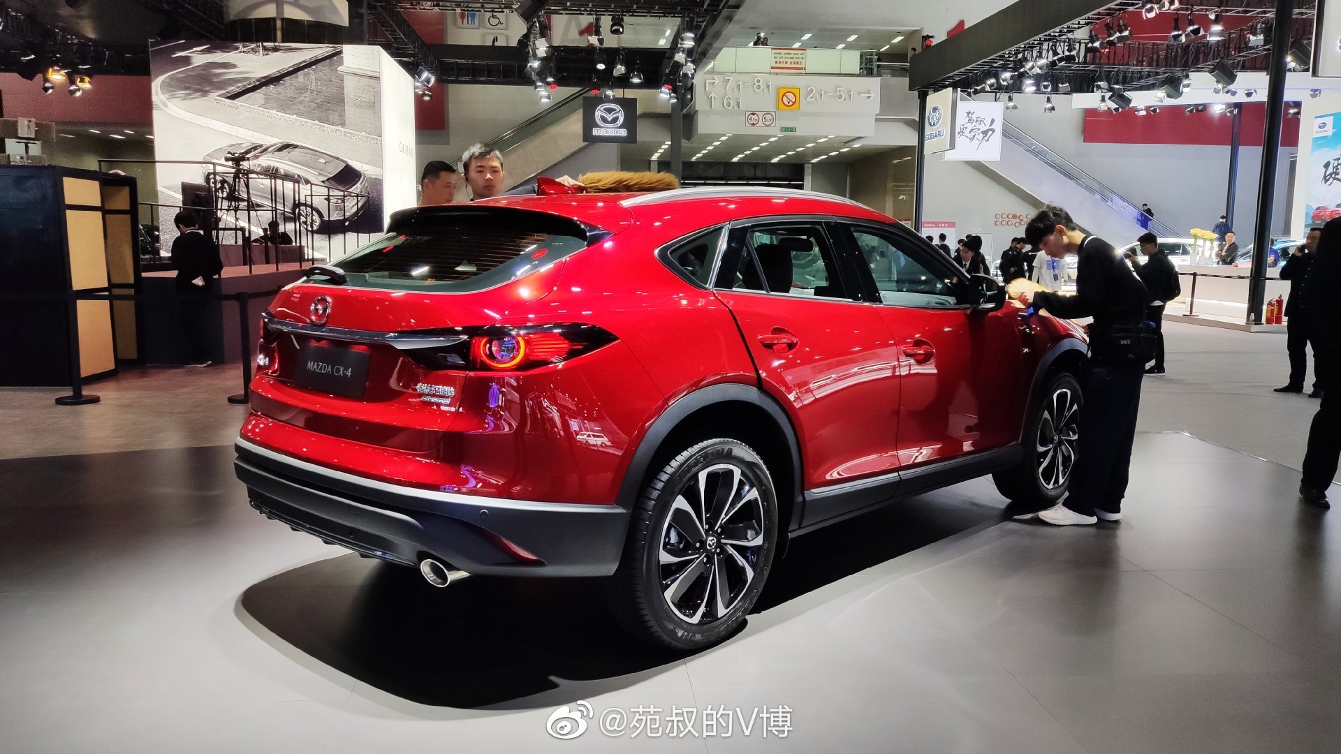 马自达展台,新款CX-4,新款马自达6个全新马自达3。
